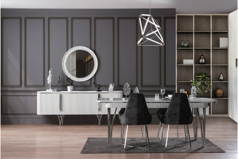 Alina Yemek Odası Ekru