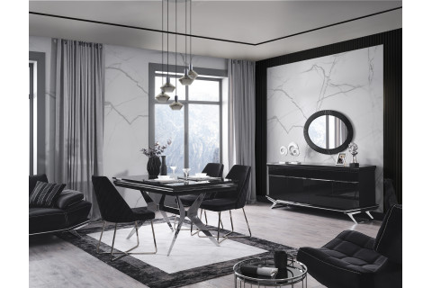 Masarati Silver Yemek Odası Masarati Silver Yemek Odası