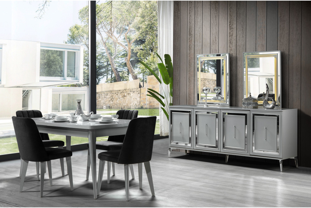 Yıldız Silver Yemek Odası - YUPI20220642175389 | YuppiHome